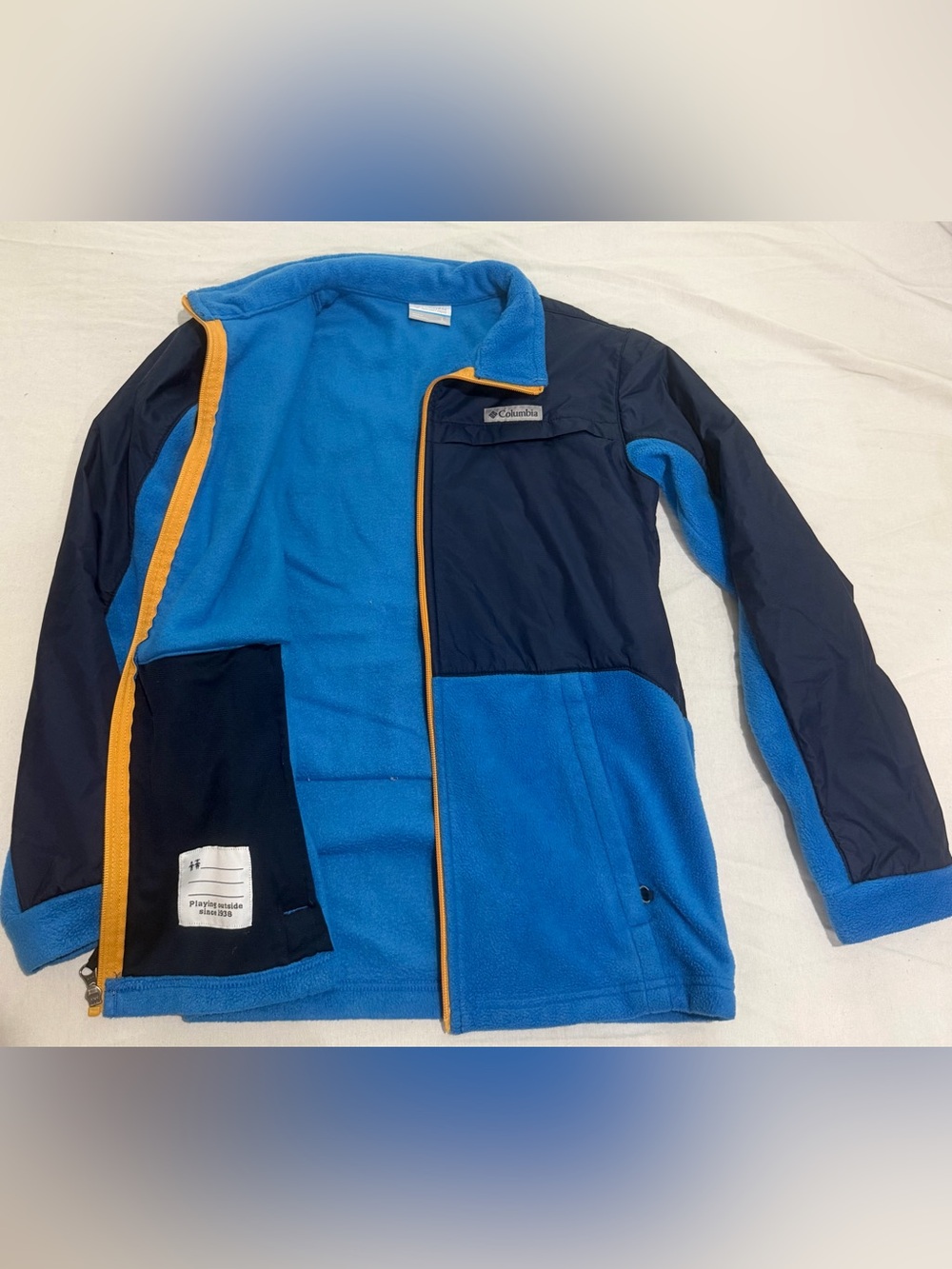 Boys L Columbia Fleece Jacket - Picture 3 of 3